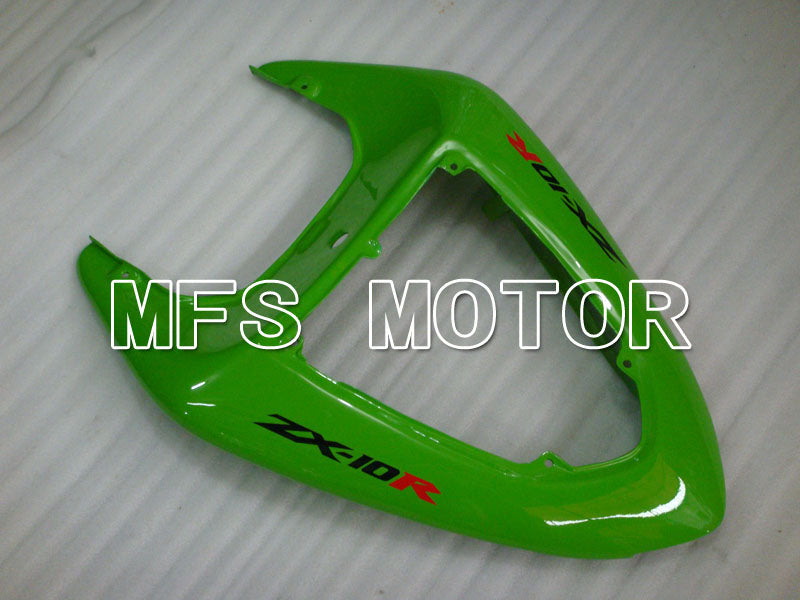 Kawasaki NINJA ZX10R 2006-2007 Injection ABS Fairing - Factory Style - Black Green - MFS3995 - Fairings Kit