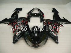 Kawasaki NINJA ZX10R 2006-2007 Injection ABS Fairing - Flame - Black - MFS3999 - Fairings Kit