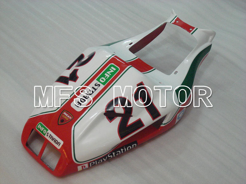 Ducati 916 1994-1998 Injection ABS Fairing - INFO STRADA - Red - MFS4006 - Fairings Kit
