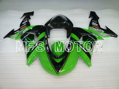 Kawasaki NINJA ZX10R 2006-2007 Injection ABS Fairing - Monster - Black Green - MFS4008 - Fairings Kit