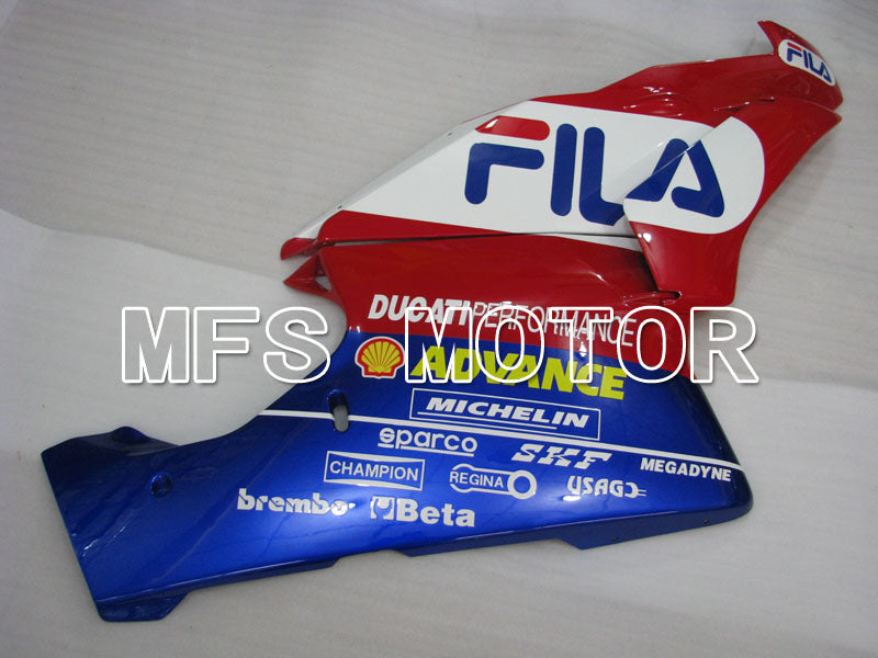 Ducati 749 / 999 2003-2004 Injection ABS Fairing - FILA - Red White - MFS4011 - Fairings Kit