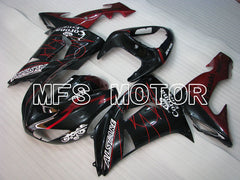 Kawasaki NINJA ZX10R 2006-2007 Injection ABS Fairing - Corona - Black Red - MFS4023 - Fairings Kit