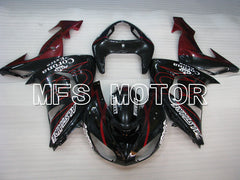 Kawasaki NINJA ZX10R 2006-2007 Injection ABS Fairing - Corona - Black Red - MFS4023 - Fairings Kit
