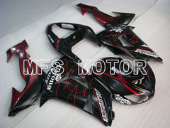Kawasaki NINJA ZX10R 2006-2007 Injection ABS Fairing - Corona - Black Red - MFS4023 - Fairings Kit