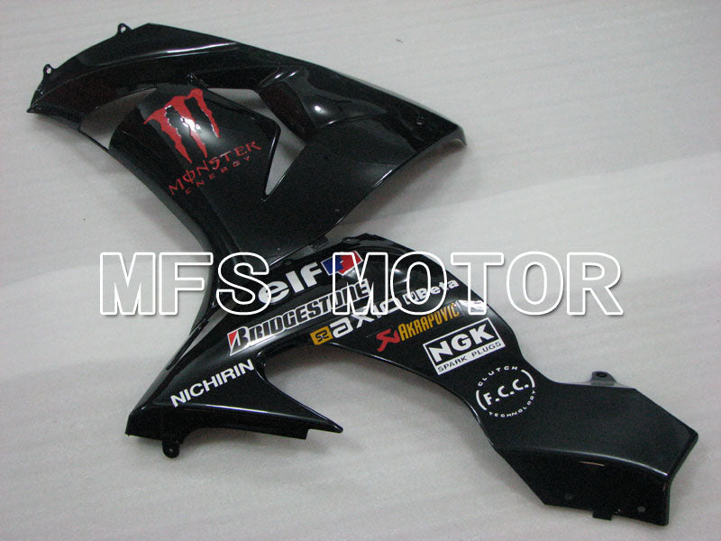 Kawasaki NINJA ZX10R 2006-2007 Injection ABS Fairing - Monster - Black - MFS4025 - Fairings Kit