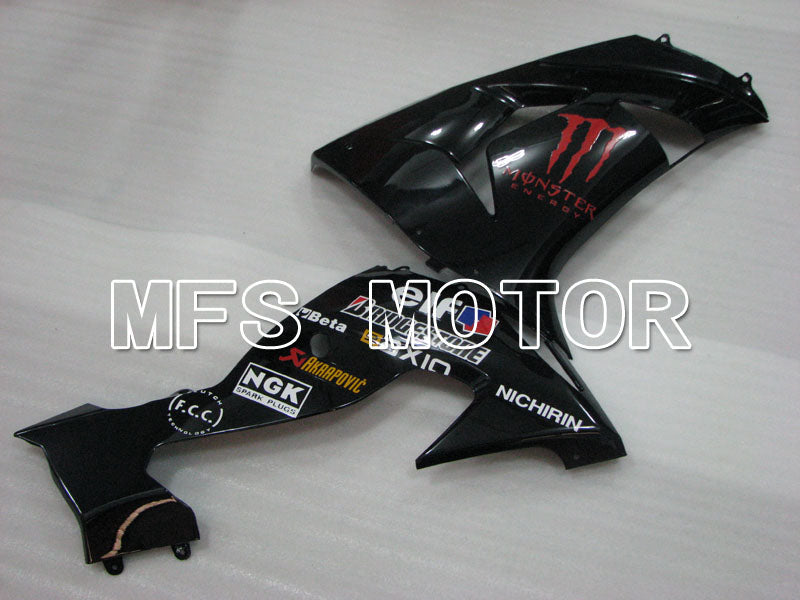 Kawasaki NINJA ZX10R 2006-2007 Injection ABS Fairing - Monster - Black - MFS4025 - Fairings Kit