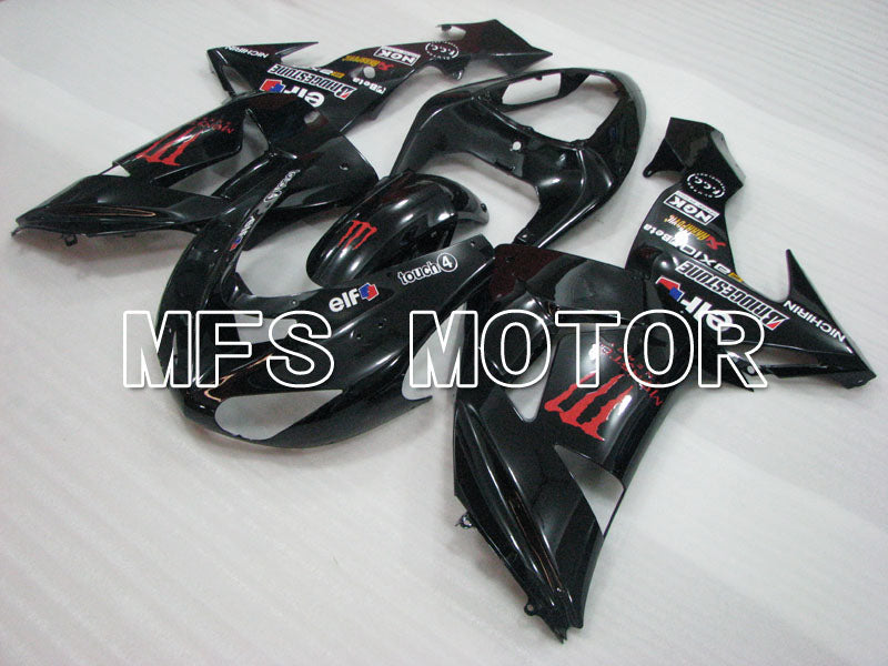 Kawasaki NINJA ZX10R 2006-2007 Injection ABS Fairing - Monster - Black - MFS4025 - Fairings Kit