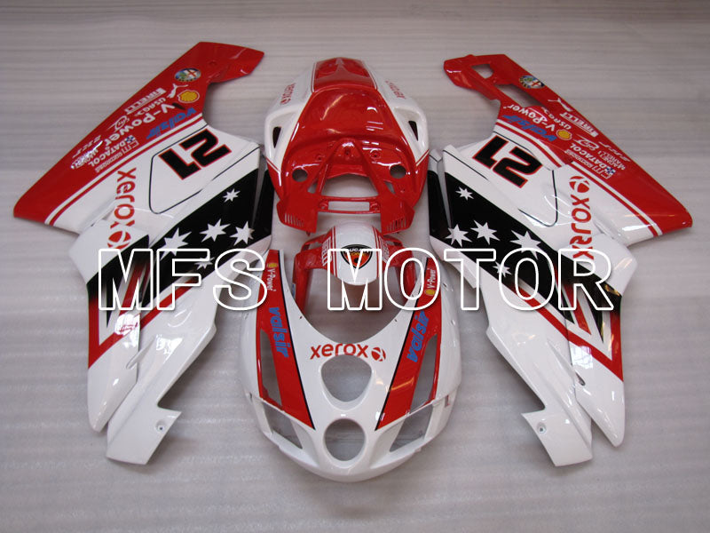 Ducati 749 / 999 2003-2004 Injection ABS Fairing - Xerox - Red White - MFS4033 - Fairings Kit
