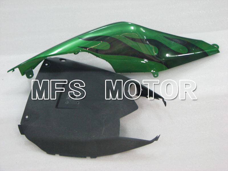 Kawasaki NINJA ZX10R 2008-2010 Injection ABS Fairing - Flame - Black Green - MFS4052 - Fairings Kit