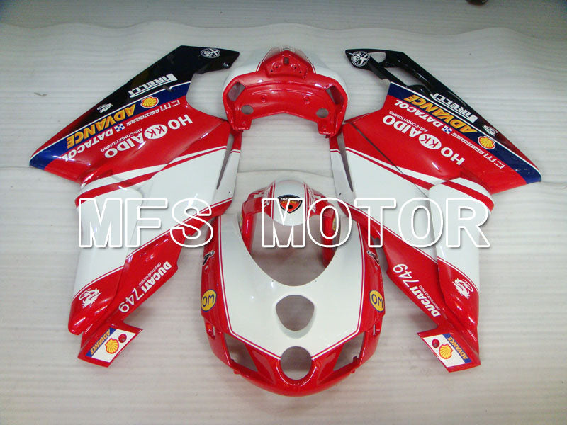 Ducati 749 / 999 2005-2006 Injection ABS Fairing - Others - Red White - MFS4067 - Fairings Kit