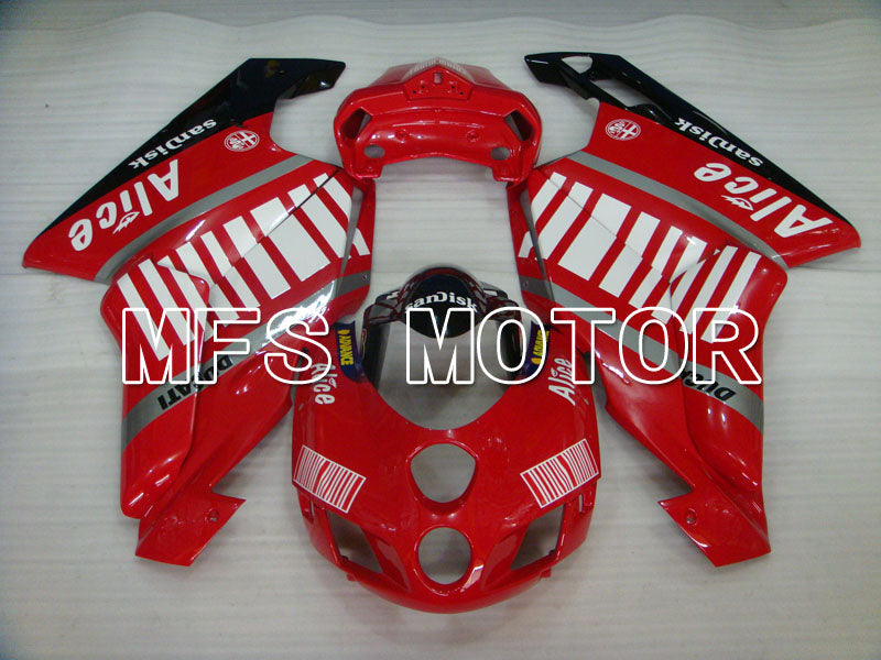 Ducati 749 / 999 2005-2006 Injection ABS Fairing - Alice - Red White - MFS4084 - Fairings Kit