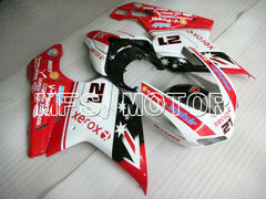 Ducati 848 / 1098 / 1198 2007-2011 Injection ABS Fairing - Xerox - Red White - MFS4098 - Fairings Kit