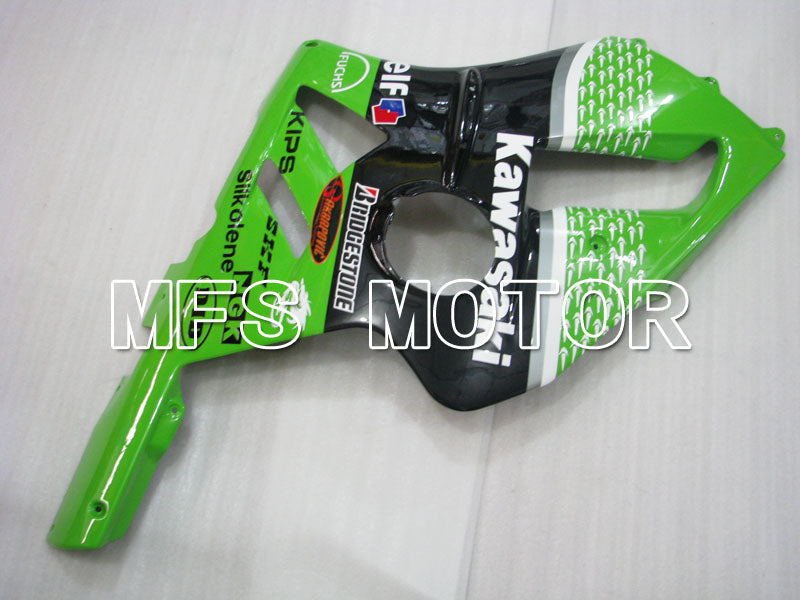 Kawasaki NINJA ZX12R 2002-2005 Injection ABS Fairing - Factory Style - Black Green - MFS4112 - Fairings Kit