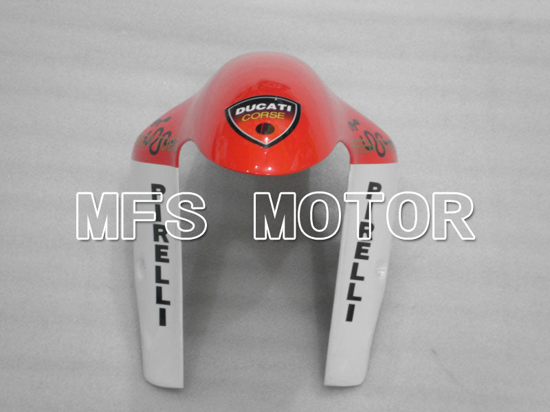 Ducati 848 / 1098 / 1198 2007-2011 Injection ABS Fairing - Unibat - Pink White - MFS4130 - Fairings Kit