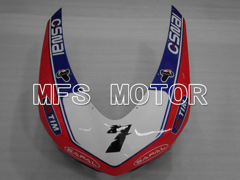 Ducati 848 / 1098 / 1198 2007-2011 Injection ABS Fairing - Unibat - Pink White - MFS4130 - Fairings Kit