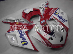 Ducati 848 / 1098 / 1198 2007-2011 Injection ABS Fairing - Unibat - Red White - MFS4145 - Fairings Kit