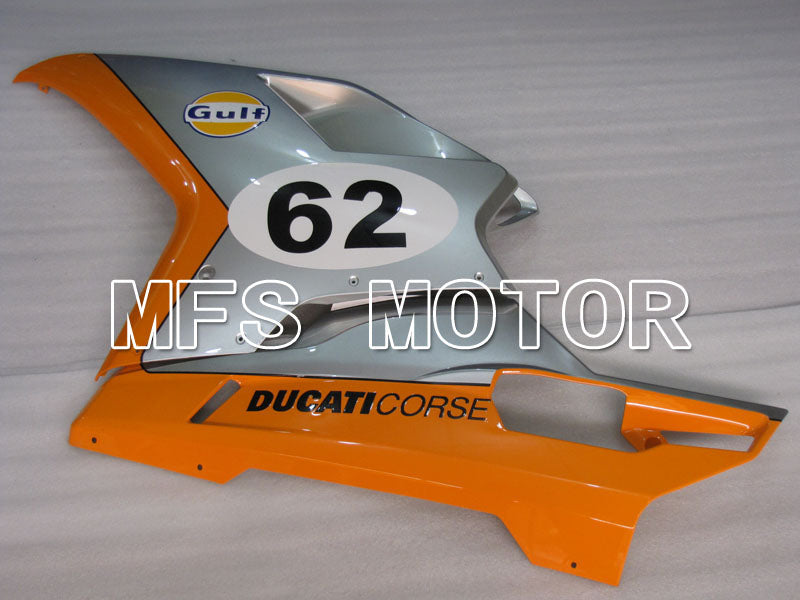 Ducati 848 / 1098 / 1198 2007-2011 Injection ABS Fairing - Gulf - Orange Silver - MFS4149 - Fairings Kit