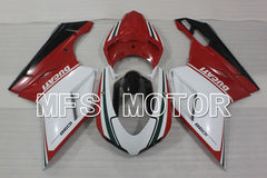 Ducati 848 / 1098 / 1198 2007-2011 Injection ABS Fairing - Factory Style - Red White - MFS4156 - Fairings Kit