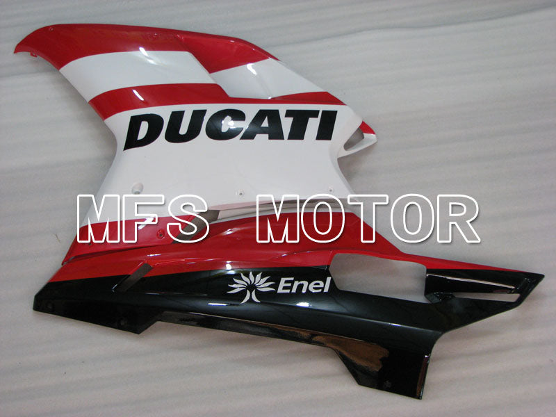 Ducati 848 / 1098 / 1198 2007-2011 Injection ABS Fairing - Factory Style - Red White - MFS4159 - Fairings Kit