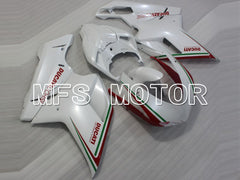Ducati 848 / 1098 / 1198 2007-2011 Injection ABS Fairing - Factory Style - Red White - MFS4162 - Fairings Kit