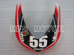 Ducati 848 / 1098 / 1198 2007-2011 Injection ABS Fairing - Others - Black White - MFS4167 - Fairings Kit