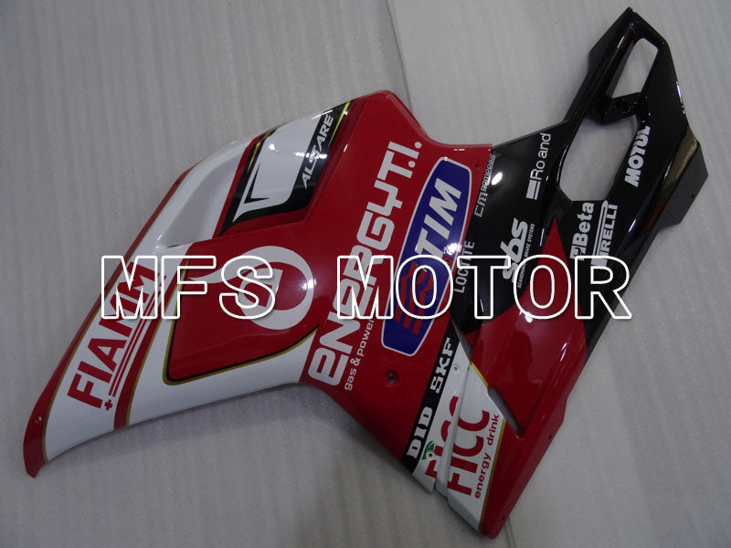 Ducati 848 / 1098 / 1198 2007-2011 Injection ABS Fairing - FIAMM - Red White - MFS4180 - Fairings Kit