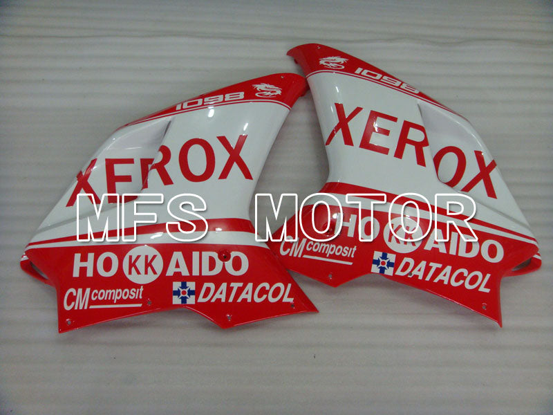 Ducati 848 / 1098 / 1198 2007-2011 Injection ABS Fairing - Xerox - Red White - MFS4190 - Fairings Kit