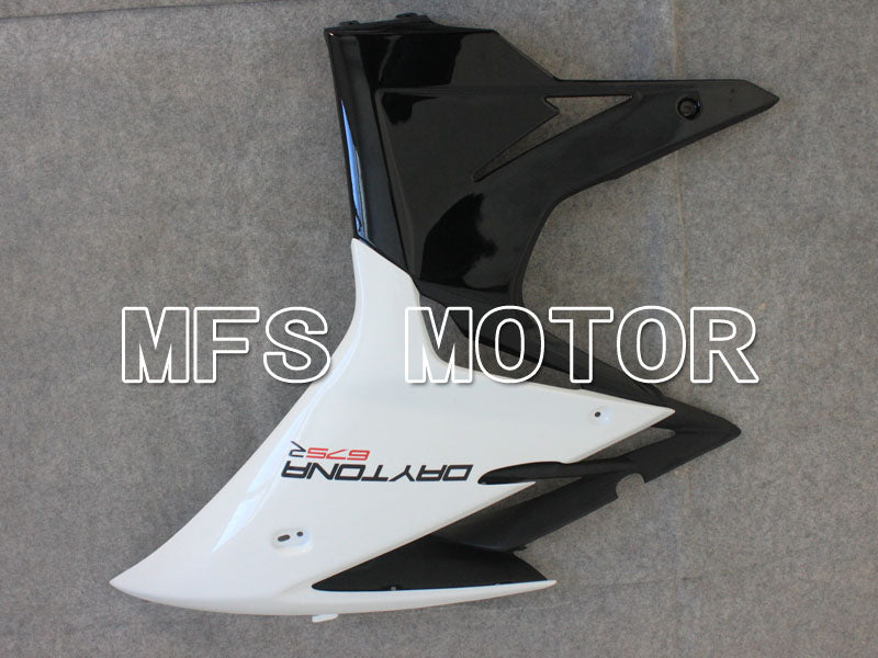 Triumph Daytona 675 2013-2016 Injection ABS Fairing - Factory Style - Black White - MFS4231 - Fairings Kit