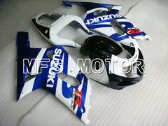 Suzuki GSXR1000 2000-2002 Injection ABS Fairing - Factory Style - Blue White - MFS4267 - Fairings Kit
