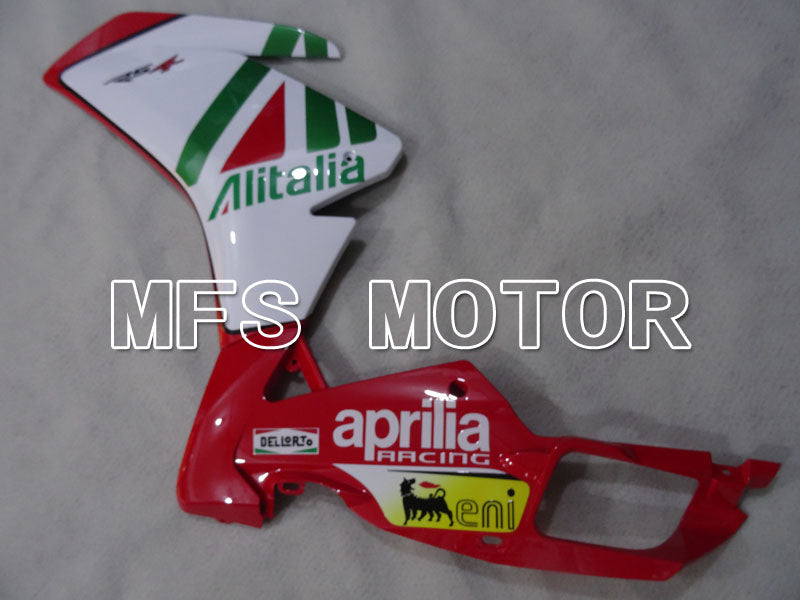 Aprilia RS125 2012-2014 Injection ABS Fairing - Alitalia - Red White - MFS4270 - Fairings Kit