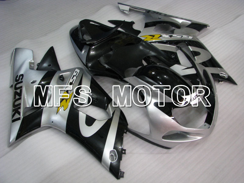 Suzuki GSXR1000 2000-2002 Injection ABS Fairing - Factory Style - Black Silver - MFS4272 - Fairings Kit