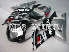 Suzuki GSXR1000 2000-2002 Injection ABS Fairing - Factory Style - Black Silver - MFS4276 - Fairings Kit