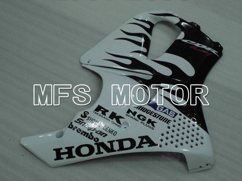 Honda CBR900RR 893 1994-1995 ABS Fairing - Flame - Black White - MFS4297 - Fairings Kit