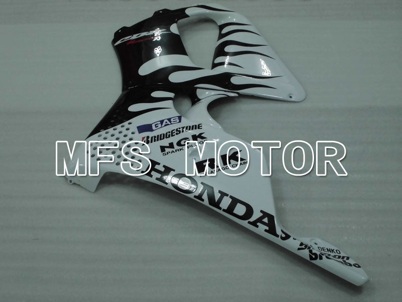 Honda CBR900RR 893 1994-1995 ABS Fairing - Flame - Black White - MFS4297 - Fairings Kit