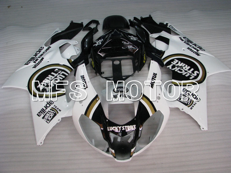 Aprilia RSV 1000 R 2004-2009 ABS Fairing - Lucky Strike - White Black - MFS4333 - Fairings Kit