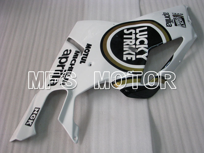 Aprilia RSV 1000 R 2004-2009 ABS Fairing - Lucky Strike - White Black - MFS4333 - Fairings Kit