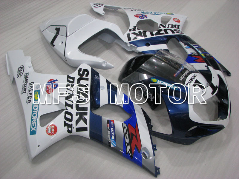 Suzuki GSXR1000 2000-2002 Injection ABS Fairing - DUNLOP - Blue White - MFS4378 - Fairings Kit