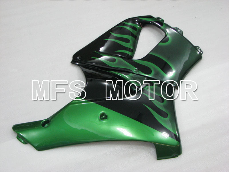 Honda CBR900RR 919 1998-1999 ABS Fairing - Flame - Green Black - MFS4408 - Fairings Kit