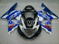 Suzuki GSXR1000 2000-2002 Injection ABS Fairing - Factory Style - Blue White - MFS4415 - Fairings Kit