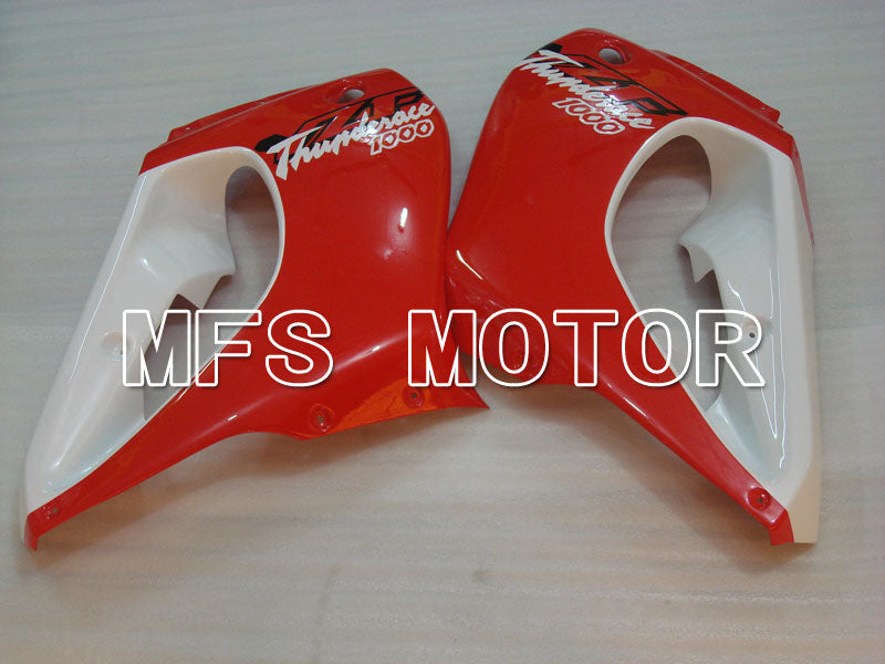Yamaha YZF1000R 1997-2007 ABS Fairing - Factory Style - Black Red - MFS4418 - Fairings Kit