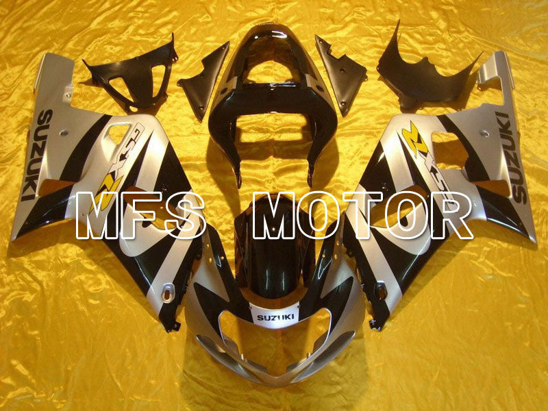 Suzuki GSXR750 2000-2003 Injection ABS Fairing - Factory Style - Black Silver - MFS7036 - Fairings Kit