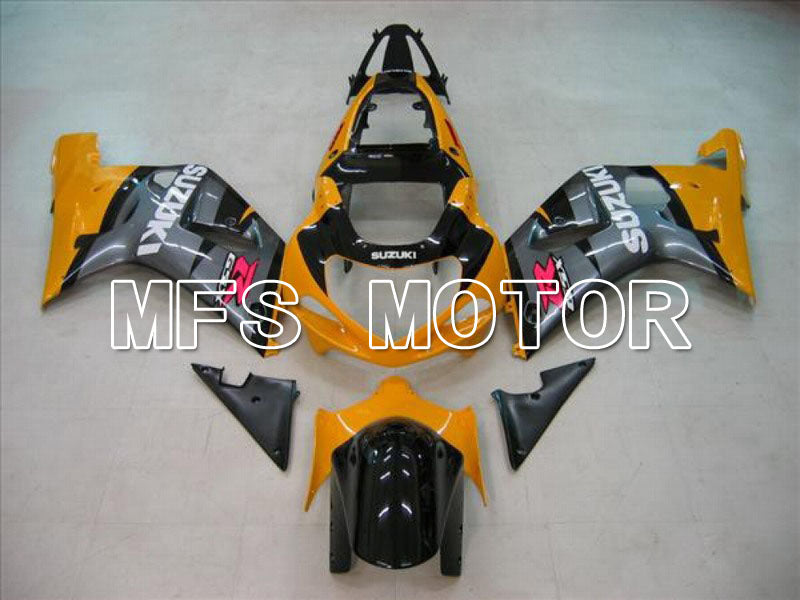 Suzuki GSXR750 2000-2003 Injection ABS Fairing - Factory Style - Gray Yellow - MFS7042 - Fairings Kit