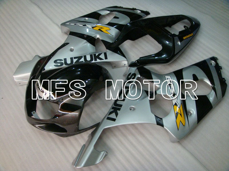 Suzuki GSXR600 2001-2003 Injection ABS Fairing - Factory Style - Gray Black - MFS4645 - Fairings Kit