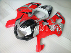Suzuki GSXR600 2001-2003 Injection ABS Fairing - Factory Style - Red Silver - MFS4656 - Fairings Kit