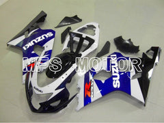 Suzuki GSXR600 GSXR750 2004-2005 Injection ABS Fairing - Factory Style - Blue White - MFS4744 - Fairings Kit