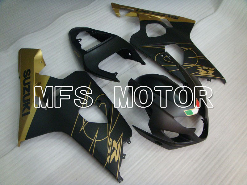 Suzuki GSXR600 GSXR750 2004-2005 Injection ABS Fairing - Others - Black Gold Matte - MFS4816 - Fairings Kit