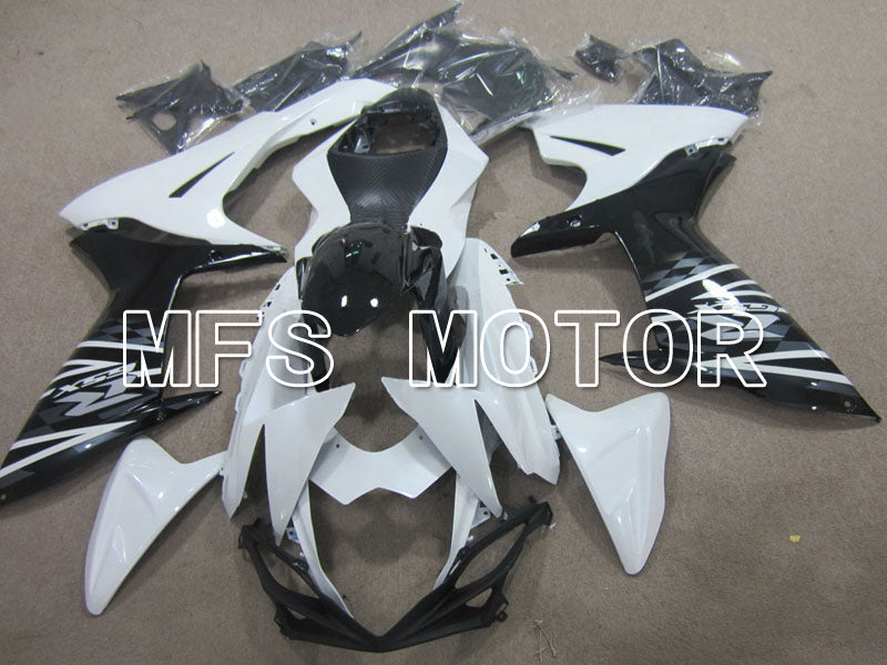 Suzuki GSXR600 GSXR750 2011-2024 Injection ABS Fairing - Factory Style - Black White - MFS5134 - Fairings Kit