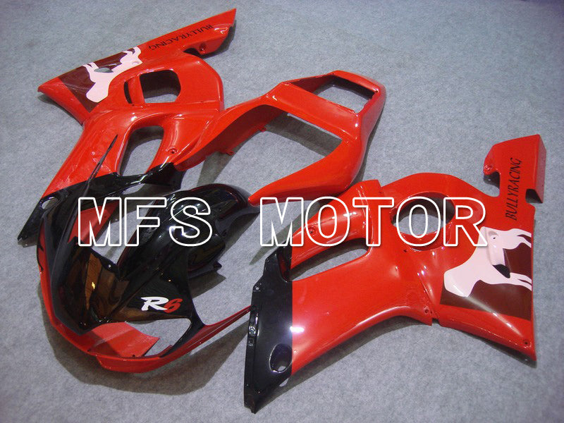Yamaha YZF-R6 1998-2002 Injection ABS Fairing - Factory Style - Black Red - MFS5484 - Fairings Kit