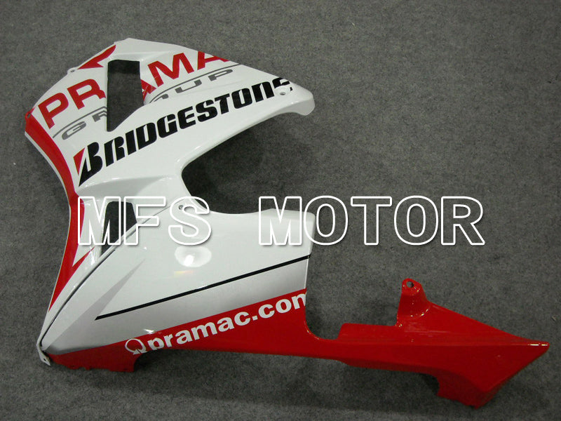 Honda CBR600RR 2003-2004 ABS Injection Fairing - PRAMAC - Red White - MFS5513 - Fairings Kit