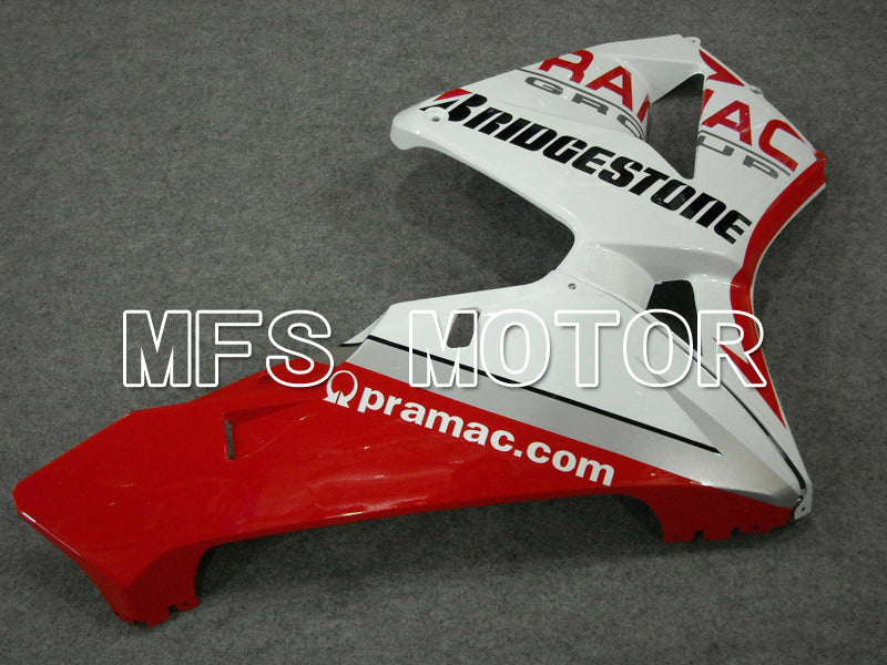 Honda CBR600RR 2003-2004 ABS Injection Fairing - PRAMAC - Red White - MFS5513 - Fairings Kit